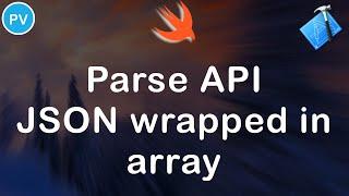 Use Web API and Parse JSON Swift 5.1.2  Xcode 11.2.1