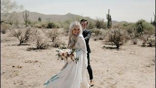 Confetti Fireworks Churros + the Sweetest Private Vows - Backyard Arizona Wedding  Breea + Cody