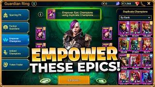 SAVE THESE EPIC DUPES NOW Empower These Epic Champions  Raid Shadow Legends