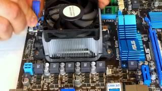 how to install AMD AM3 AM3+ and FM1 CPU & cooler