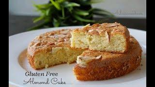 Gluten Free Almond cake    4 ingredient Almond cake   Asheescookbook