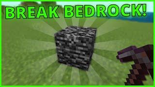 How to BREAK BEDROCK in 1.19 MINECRAFT BEDROCK EDITION  PS4XBoxSwitchPCMCPE