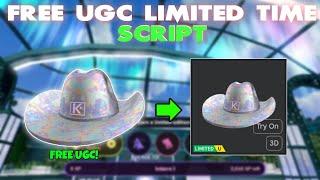 FREE LIMITED UGC Fashion Klossette Script  Get the Klossette Holographic Cowboy Hat  Arceus X