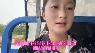 Lying on the path that leads us to Human values