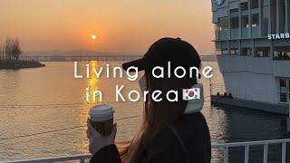 •vlog• my daily life in Korea hiking in the mountains on a snowy day️