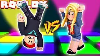 EPICKA BITWA TANECZNA W ROBLOX Roblox Dance Off  Bella vs Vito