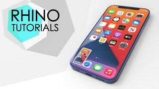 RHINO TUTORIALS - iPhone 12 modeling and keyShot rendering