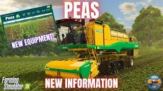 PEAS - NEW INFORMATION ANNOUNCED - Farming Simulator 25