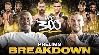 Israel Adesanya & Dan Hooker Breakdown The Stacked UFC 300 Prelims