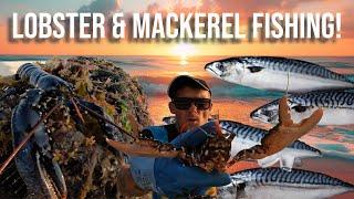 Hauling Lobster And Crab Pots Around UK Coastal Waters - Mackerel Fishing With Feathers