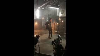 Harry Shum Jr dancing on Shadowhunters Set