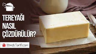 DONMUŞ TEREYAĞI ODA SICAKLIĞINA NASIL GETİRİLMELİDİR? NASIL ÇÖZÜLÜR? #tereyağ #püfnokta