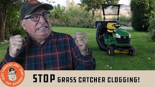 STOP Grass Catcher Clogging