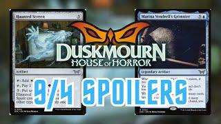 Duskmourn 94 Spoilers - Spooky Mana Rocks & Insane Draw Engines?