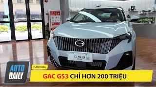 Xe Trung Quốc GAC GS3 giá từ 270tr cùng size Toyota Cross Về Việt Nam bao nhiêu thì chốt được?