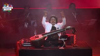 Rajhesh Vaidhya Veena  Ilayaraja Songs Medley   Live Performance  Ponmaalai Pozhuthu 2023  Dubai