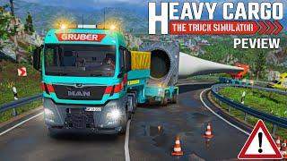 Heavy Cargo - The Truck Simulator I First Look NEW Truck Simulator ᐅ PEVIEW Gameplay