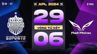 BURIRAM UNITED ESORTS VS FLASH WOLVES THỰC LỰC CÂN BẰNG  VÒNG TỨ KẾT  APL 2024