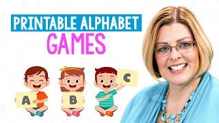 My Favorite Alphabet Activities How to Teach Letters to Kids Using Printable Alphabet Games