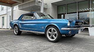 RESTORING A 1966 MUSTANG IN 3 MINUTES V8 Swap Disc Brakes and more