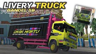 MOD BUSSID TERBARU  SHARE LIVERY TRUCK BANDEL SB TERBARU  FREE DWONLOAD