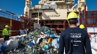 Livestream Kia x The Ocean Cleanup  System 03 Extraction Live