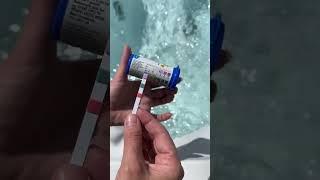 How to use the control panel test for chlorine and use lid on Malvern hot tub.