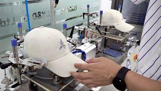 Очень круто Система массового производства бейсболок на Корейской фабрике шляп