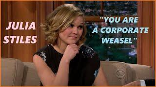 Julia Stiles is smart sexy and rebellious with Craig Ferguson