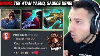 Bronz İzleyicimin Tek Atan Yasuo Buildi ile PENTA Attım  Sizden Gelenler  KassadinsCreed