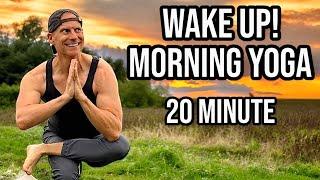 20 Min WAKE UP Morning Yoga - Total Body Morning Stretch Workout