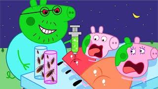 Zombie Apocalypse Peppa Family Turn Into Zombie At Pig House ‍️ Peppa Pig Funny Animation