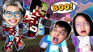 OH TIDAK MOMON DI PRANK @FrostDiamond  & @azuyasurya1  PAKAI CREEPY PASTA di MINECRAFT