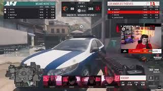 Octane Reacts to LAT Playing PERFECT CoD  Miami vs Thieves