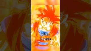 Goku achieving ssj god on his own 「dbs edit」#goku  #supersiayangod #dragonballsuper#anime #shorts