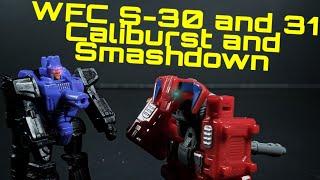 Transformers War For Cybertron Siege  WFC S-30 Caliburst and S-31 Smashdown