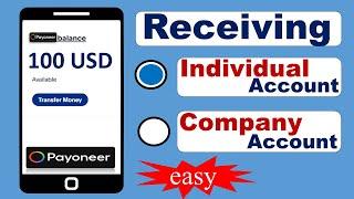 How to create payoneer receiving account Step by step