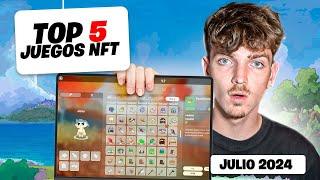 TOP 5 MEJORES JUEGOS NFT PARA GANAR DINERO  Julio 2024