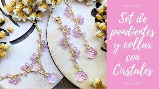 CREA tu propio SET de JOYERIA hecha a mano  Set de PENDIENTES y COLLAR