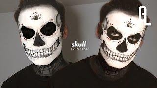 EASY HALLOWEEN SKULL MAKEUP TUTORIAL  Georgeous