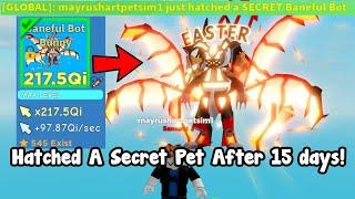 I Finally Hatched A Secret Pet In Clicker Simulator Roblox