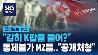 감히 K팝을 들어?…공개 처형된 북한 MZ들  SBS  모아보는 뉴스