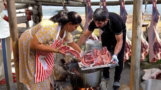 We cooked a whole lamb in a big pot -  Eid al Adha 2024 SERIES  Village Life