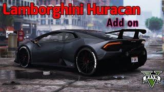 GTA 5 Mod  How to install Lamborghini Huracan add on