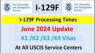 I-129F Processing Times June 2024 Update  K1 Visa  What next after I-129F Approved NOA2