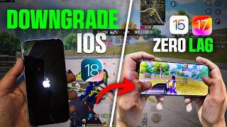 how to downgrade ios without data loss using itunes  downgrade ios 18 to ios 17  BGMI & Pubg