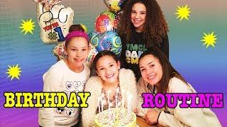 Birthday Routine Sierras 14th Birthday Surprise Haschak Sisters