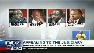 President Ruto signs executive order appointing 6 judges to Court of Appeal