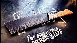 make a 5160 steel cleaver knife
