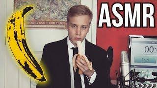 The Most Delicious ASMR ever? Handsome man eats bunch of bananas